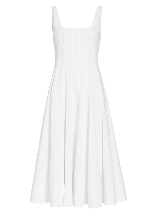 STAUD Dresses & Skirts - NWT STAUD Wells Dress in White